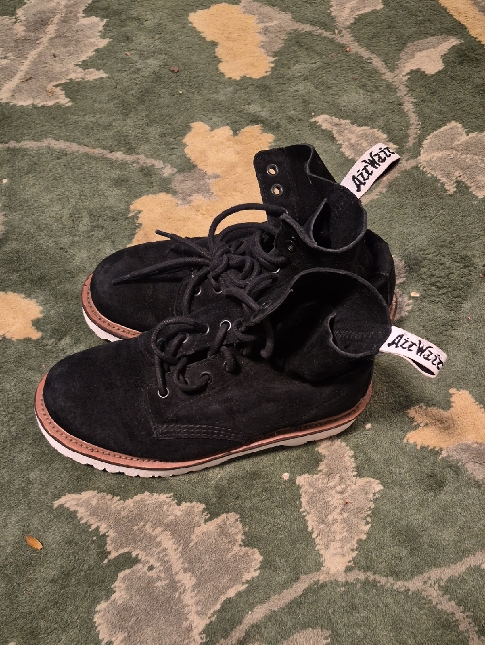 Dr. Martens Black Suede Chukka Boots with Tan Welt - Picture 1 of 9